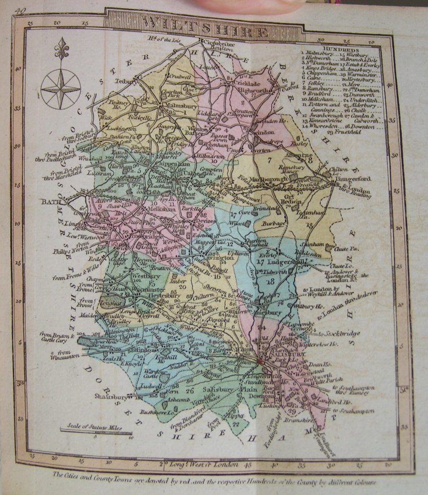Map of Wiltshire - Cooke